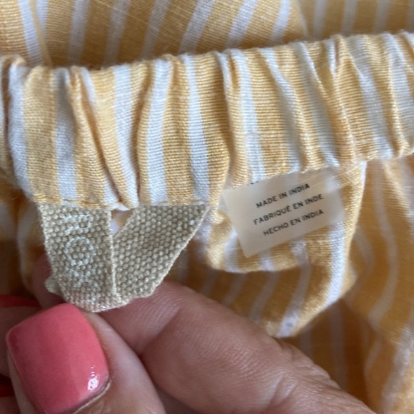 Roxy off the shoulder top medium pastel stripes beach California vacation surf - Picture 11 of 13